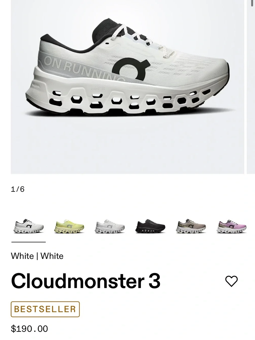 On Cloudmonster 3 Women’s Size 11